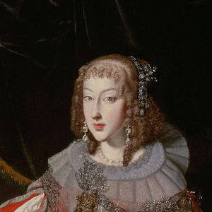 Kaiserin Maria Leopoldine / Kunsthistorisches Museum Wien, Austria Ausschnitt des Gemäldes der Kaiserin Maria Leopoldine (1632-1649) von einem unbekannten Künstler. Datiert 1648.